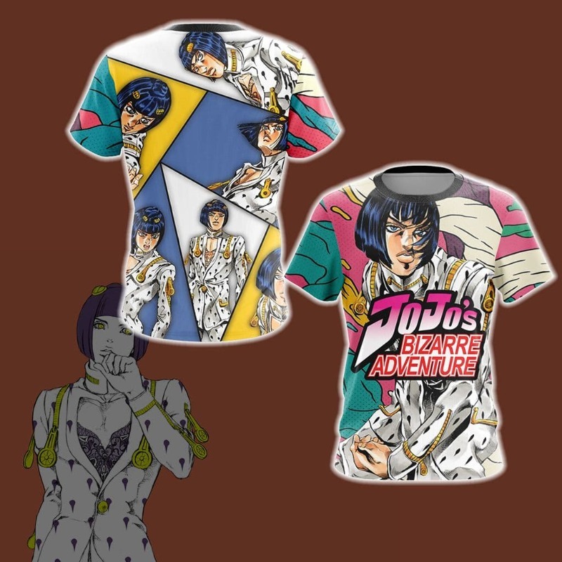 Anime Merchandise Shirt - Nuova Maglia a Tema Bruno Bucciarati