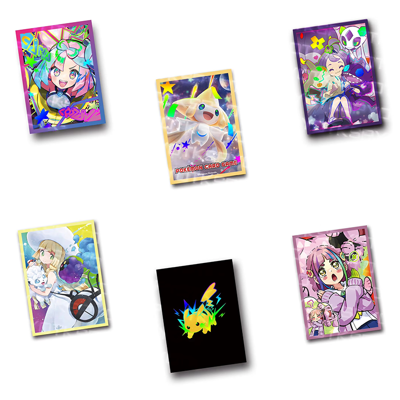 Collector Card Sleeve - 60 Pz/set 67x92mm Anime Pokemon Gioco