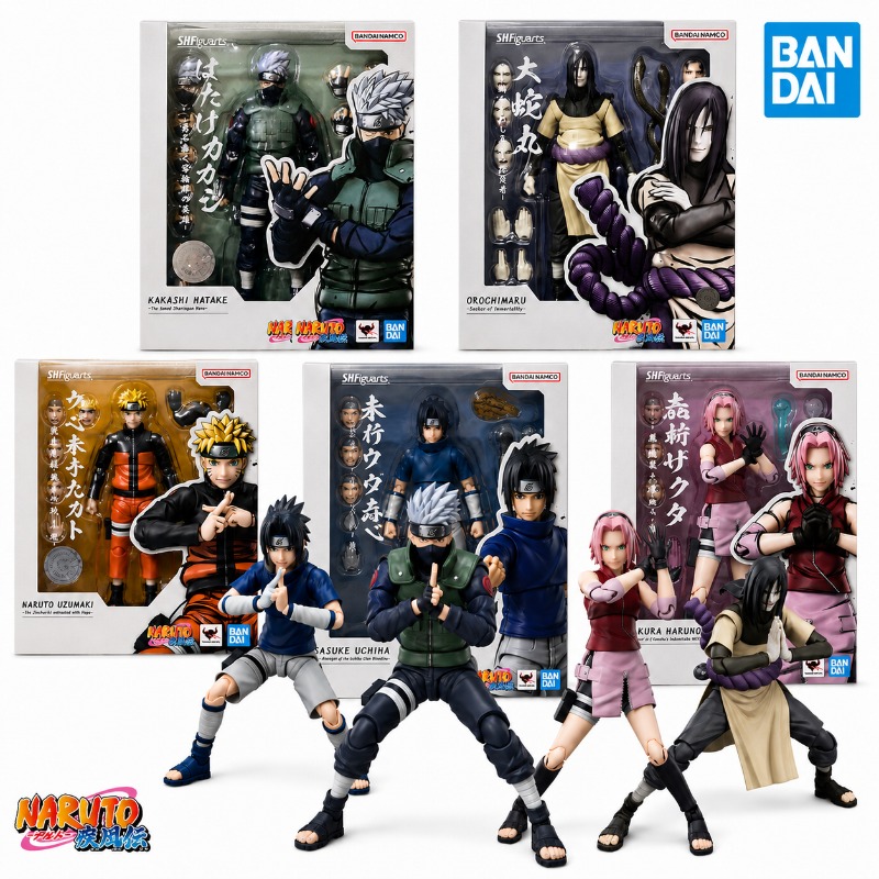 Bandai Tamashii Nations S.H.Figuarts - Bandai Originale SHF Naruto Uzumaki Sasuke