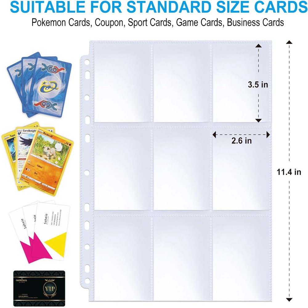 50 pagine 450 tasche buste por - Collector Card Sleeve recensione e prezzo